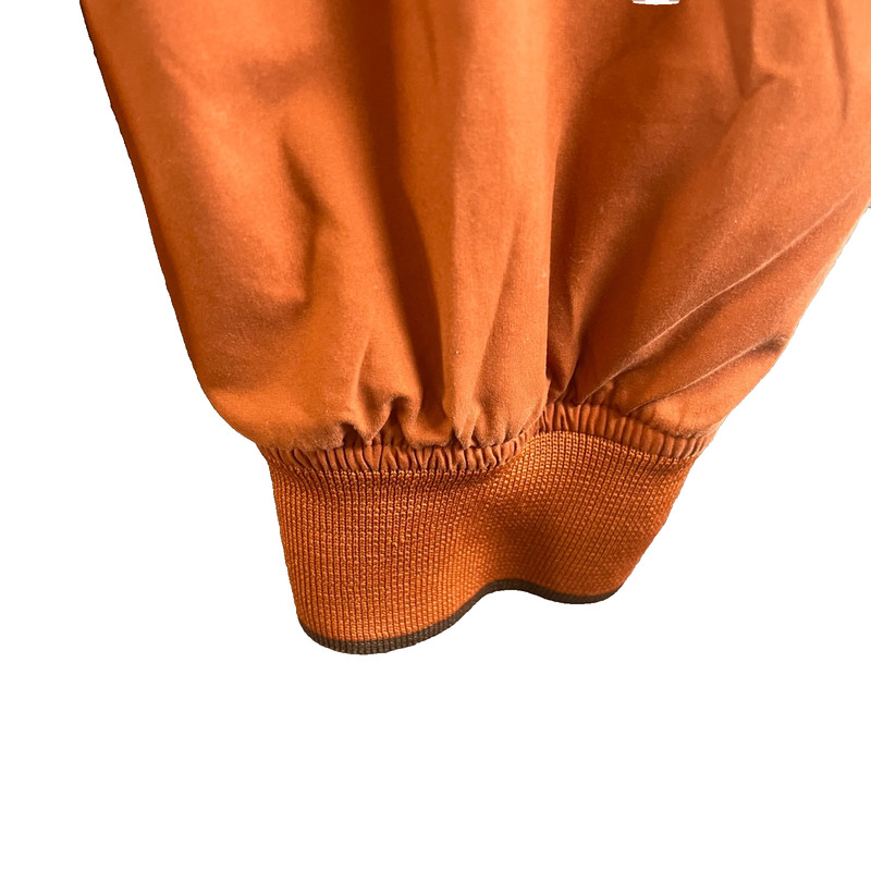 Cabelas Windcrest Rust Size L Pullover Windbreaker V Neck Pockets Golf Lined EUC gallery