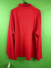 The Mountain Performance Quarter Zip Shirt Men’s Large Red Long Sleeve Hiking