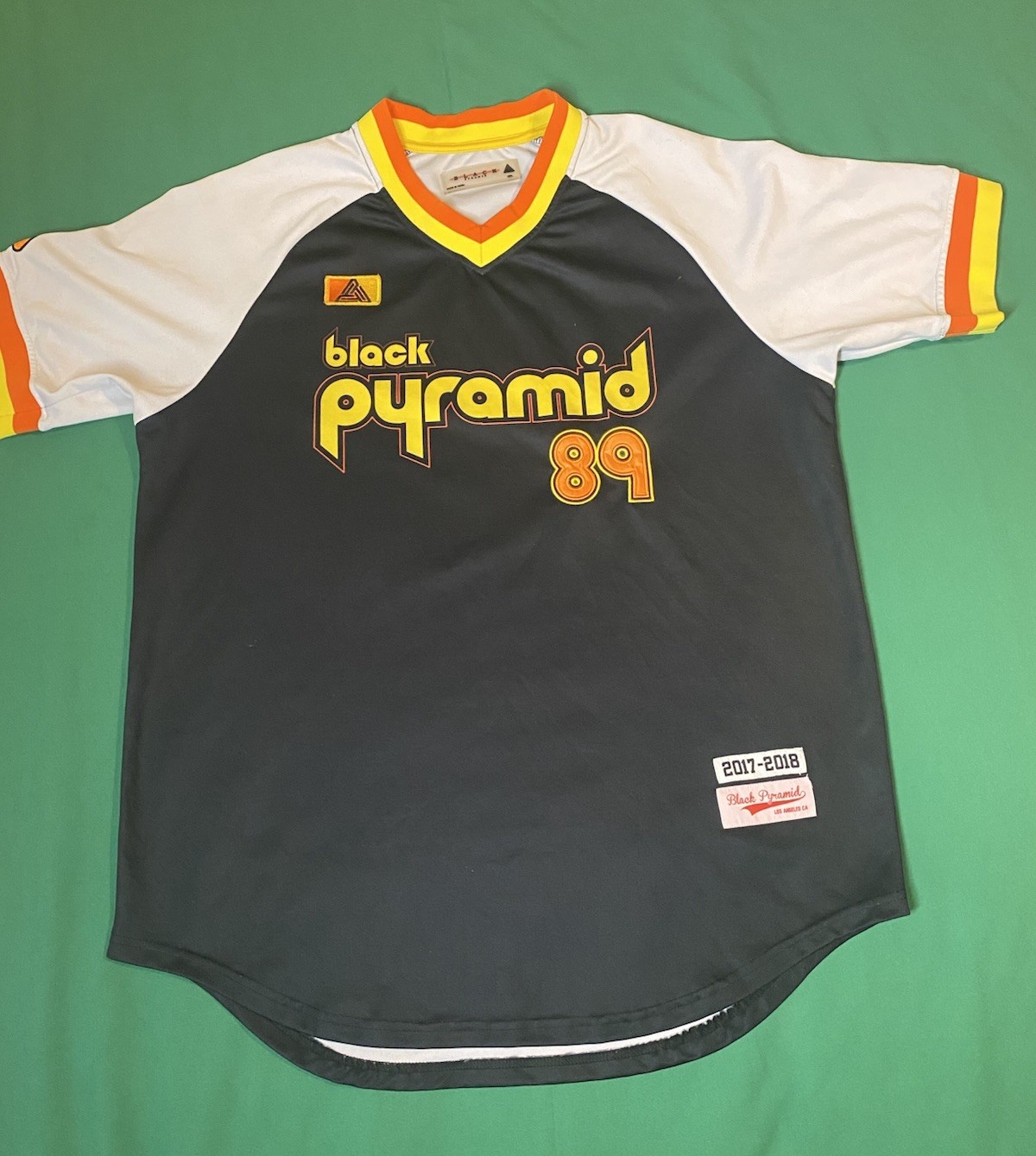 Black Pyramid 2017-2018 Men's 2XL 89 Baseball Jersey gallery