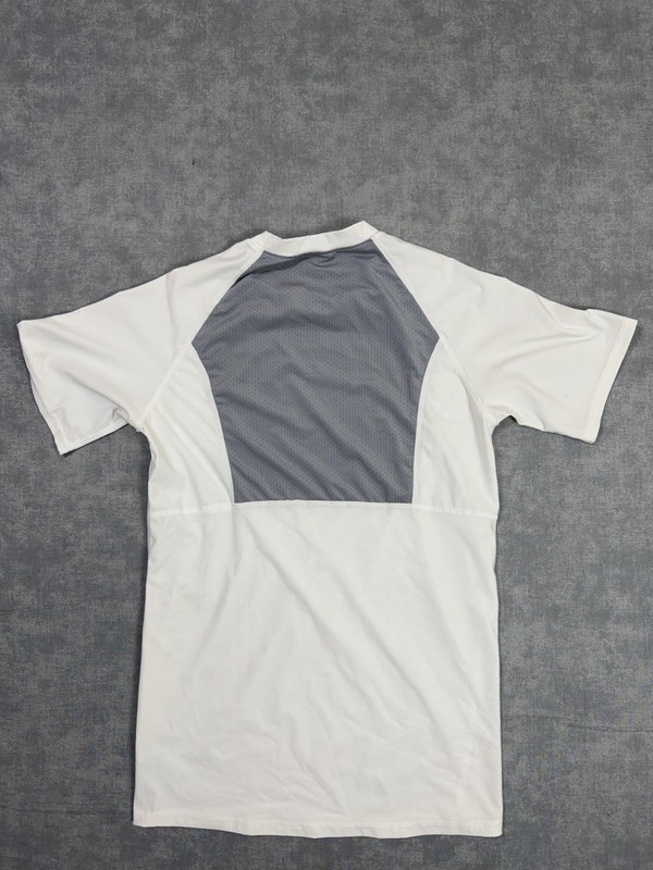 McDavid Compression Shirt Mens Medium White Mesh Short Sleeve Athletic Top gallery