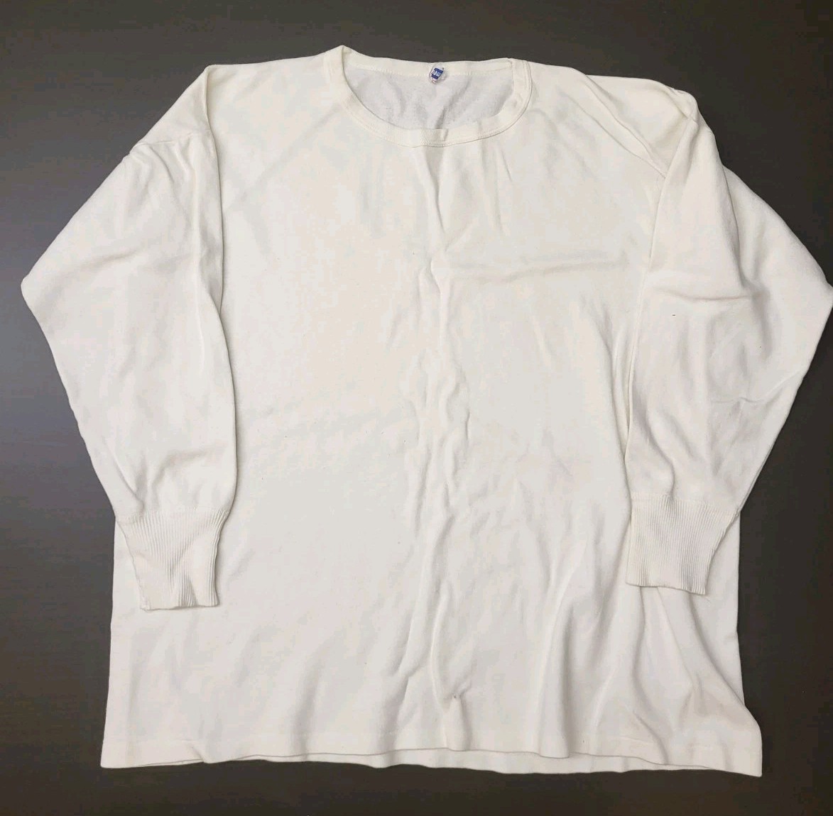 Thermomedico Men's Sz 54 M/L Ivory White Cream Pullover Knit Thermal Top gallery
