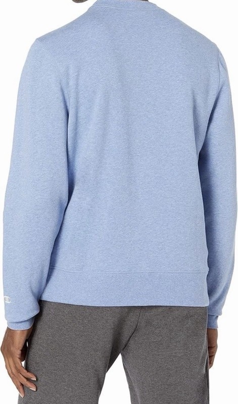 Men's Champion Authentic Original Sueded Fleece Crew - Jazz-Blue. Size L Regular gallery