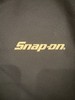 Snap-on Men's Navy Henley Pullover 100% Polyester Long Sleeve Button Large gallery