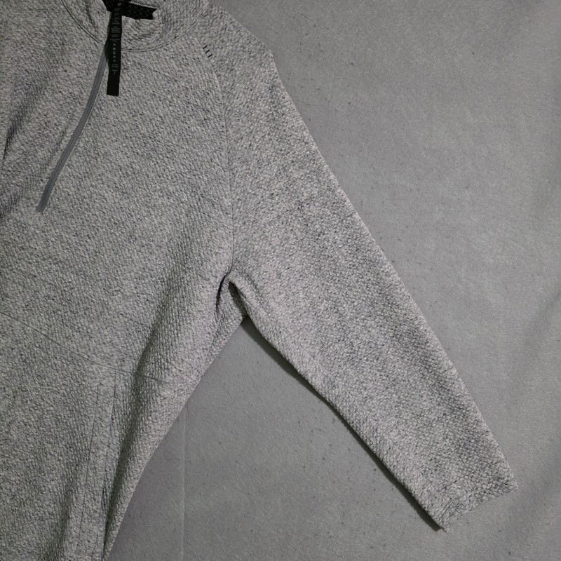 Lululemon Heathered Melody Little Gray Ease The Day 1/2 Zip Pullover Size XXL gallery