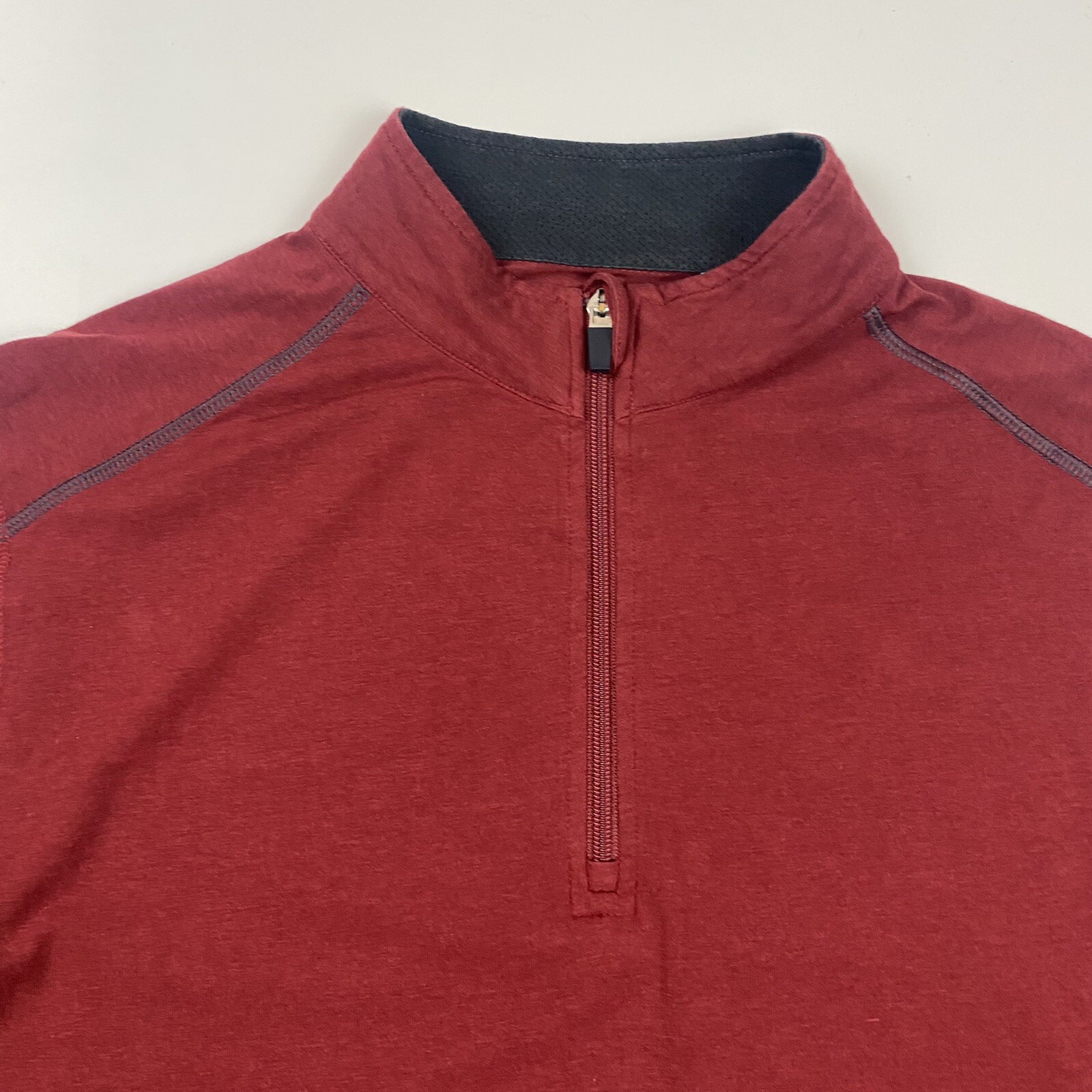 Tasc Mens Bamboo Performance Technology Long Sleeve 1/4 Zip Pullover Size Medium gallery