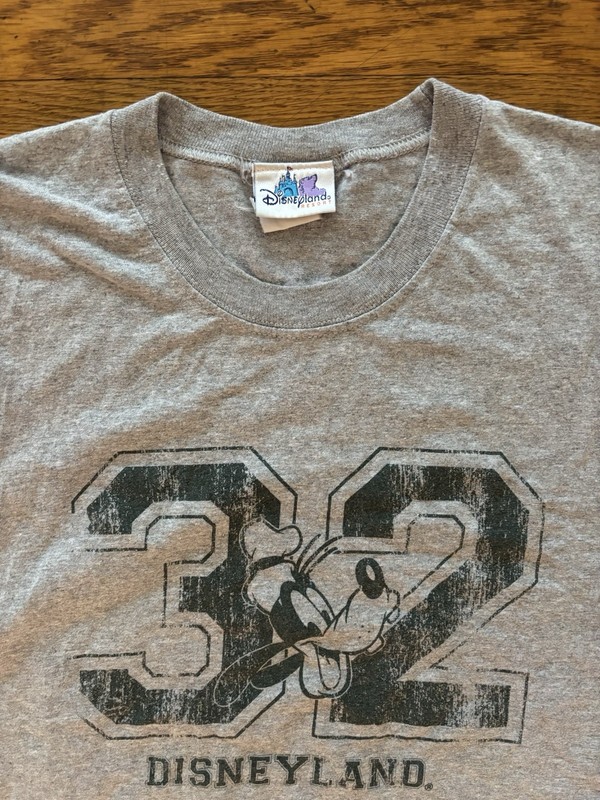 Goofy Disneyland Graphic Tank Top Men's XL Gray Sleeveless Cotton gallery