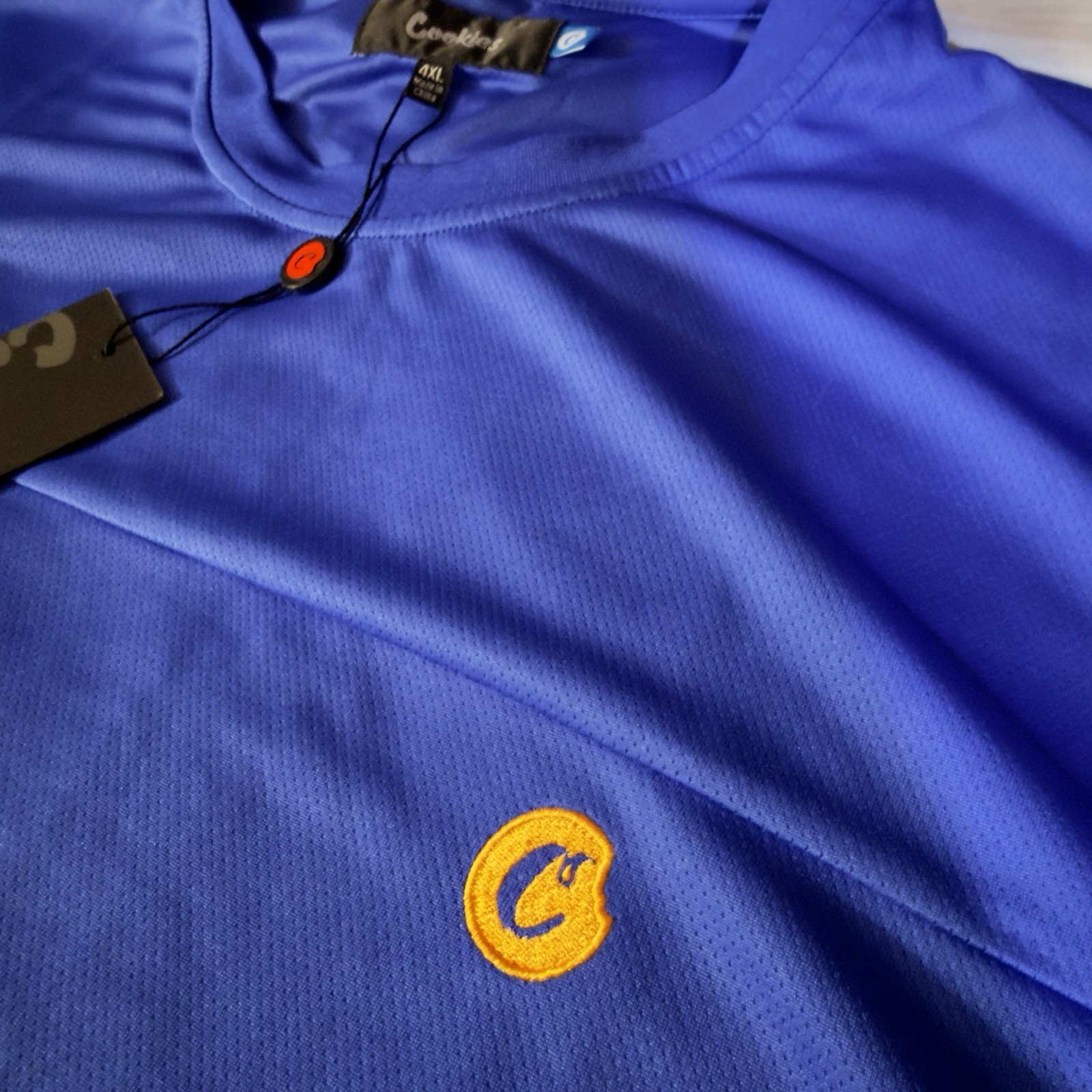 Cookies SF Blue Polyester Jersey Top Size 4XL Men's Streetwear gallery