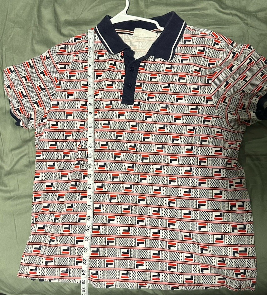 Fila Authentic Men GIANNI POLO LM911275 PEAC/WHT/CRED 410 XL gallery