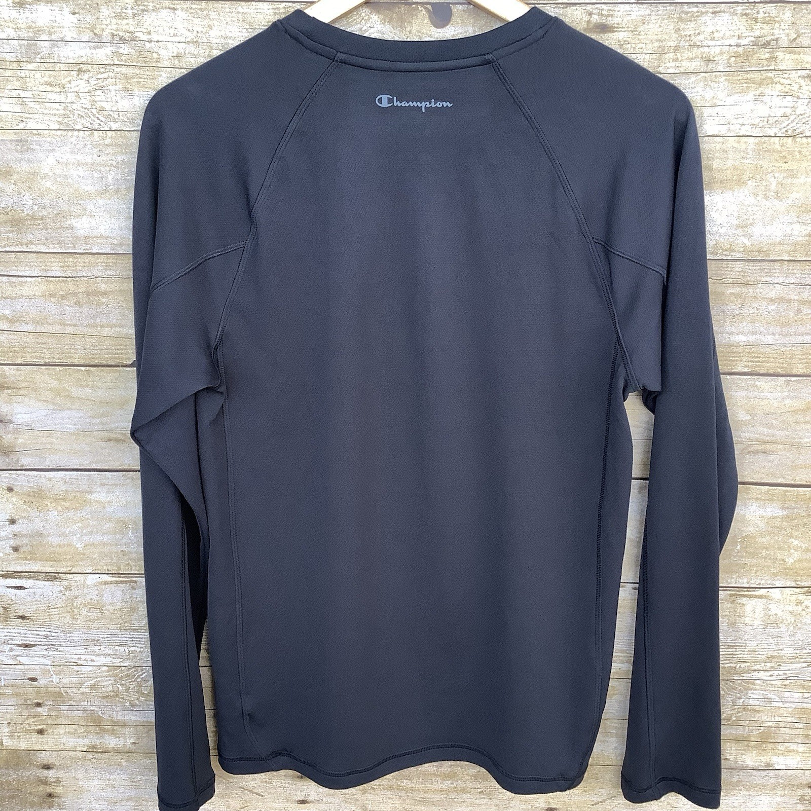 Champion Vapor Powertrain Crewneck Men’s Size Small Black Pullover Shirt gallery