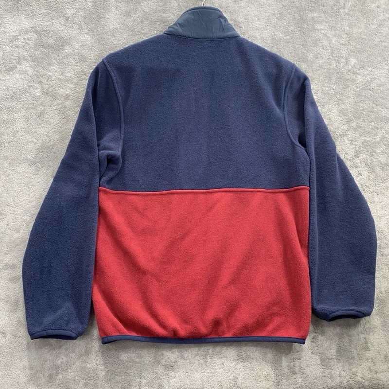 Patagonia Microdini 1/2 Zip Fleece Pullover Mens XXS Red Blue Outdoor Gorpcore gallery