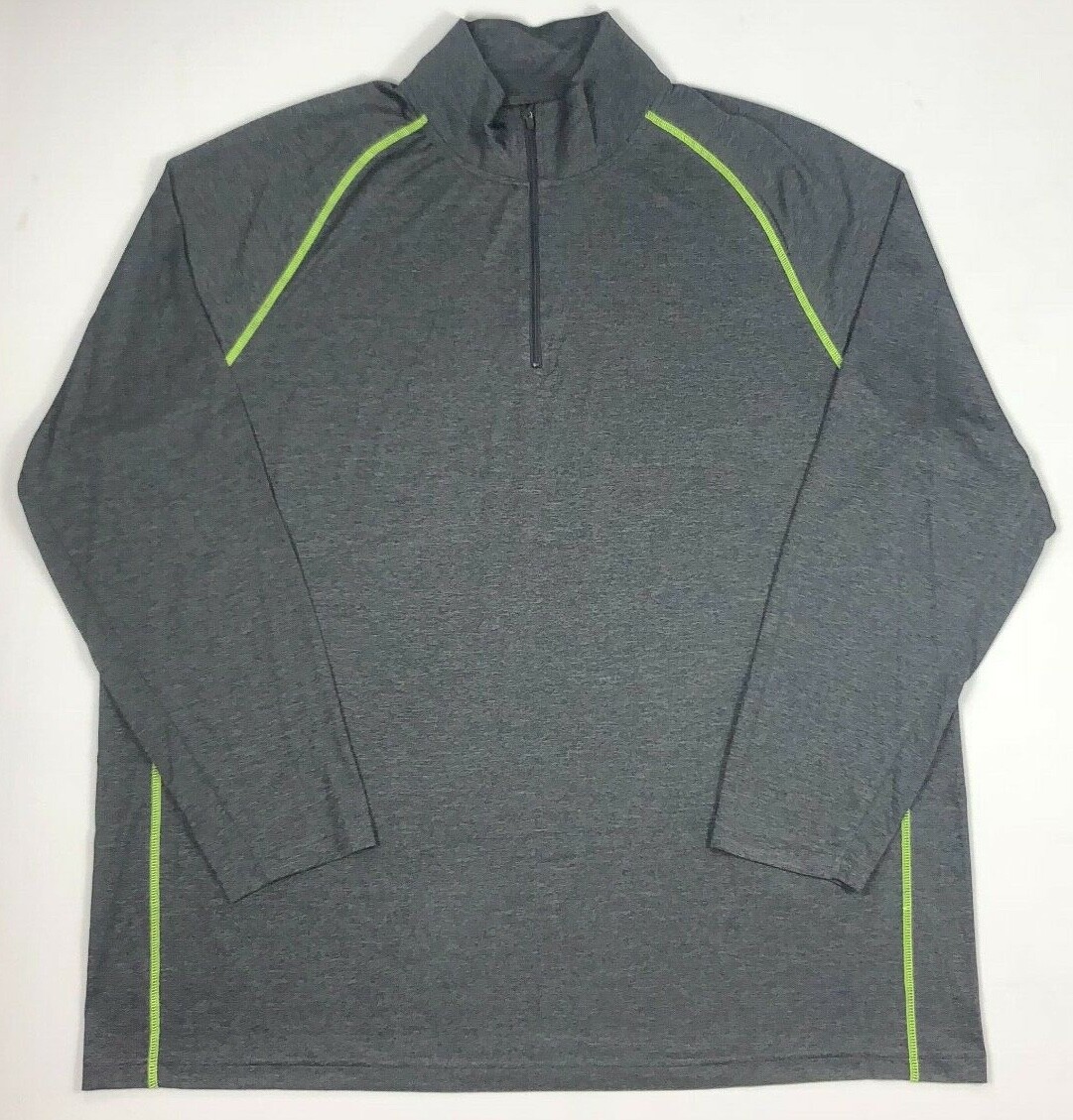 NEW Men's Big & Tall Foundry Active Division Polyester 1/4 Zip Long Sleeve Shirt gallery