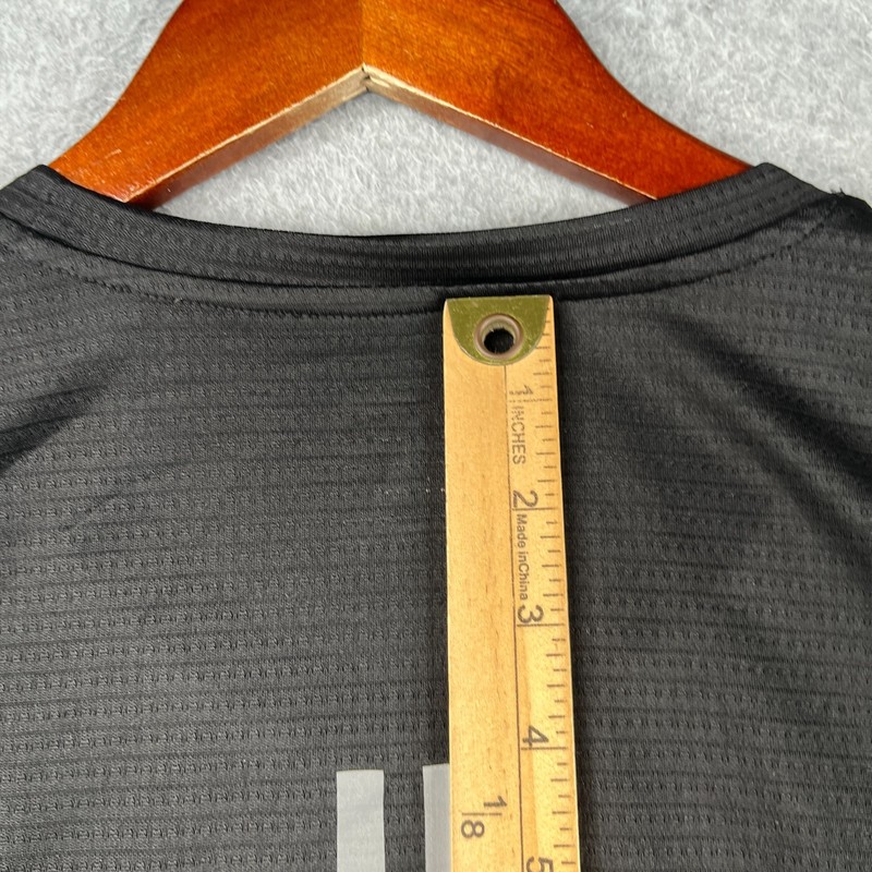 Adidas Regular Fit Long Sleeve Performance Shirt Black Gym Thumb Holes XL gallery