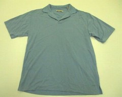JAMAICA JAXX Men Size M Casual Solid Light Blue Golf Polo Shirt