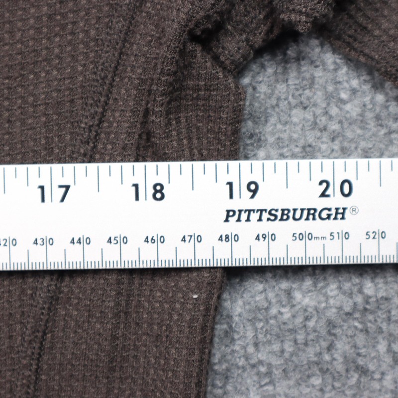 Triple Aught Design Shirt Mens Medium Brown Thermal Henley Base Layer T00657 gallery
