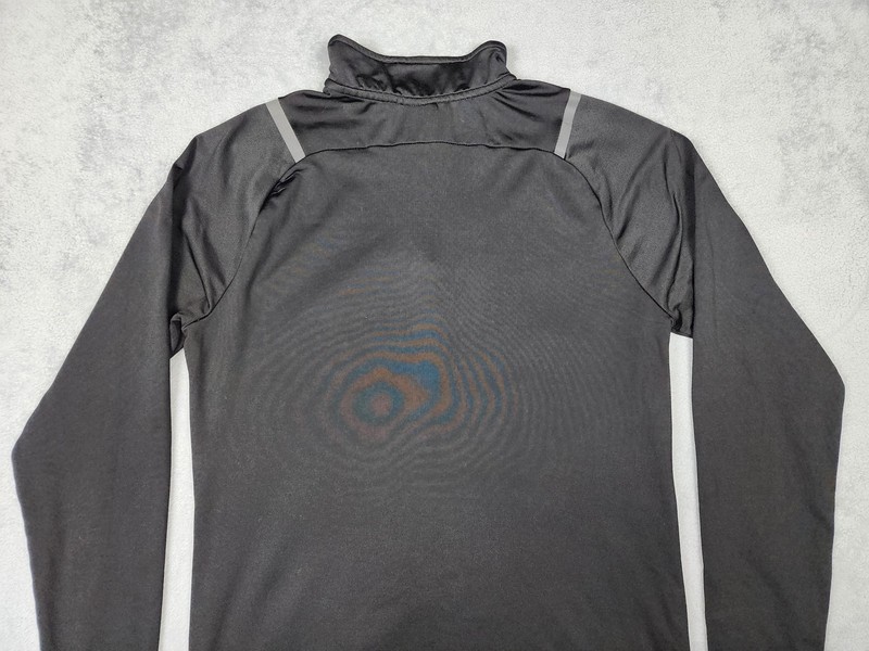 Spyder Active Pullover Mens Large Black Red ProWEB Fleece Lined 1/2 Zip Shirt gallery