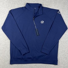 NEW Holderness & Bourne Westland Pullover Quarter Zip Golf Stretch XL Mens Blue