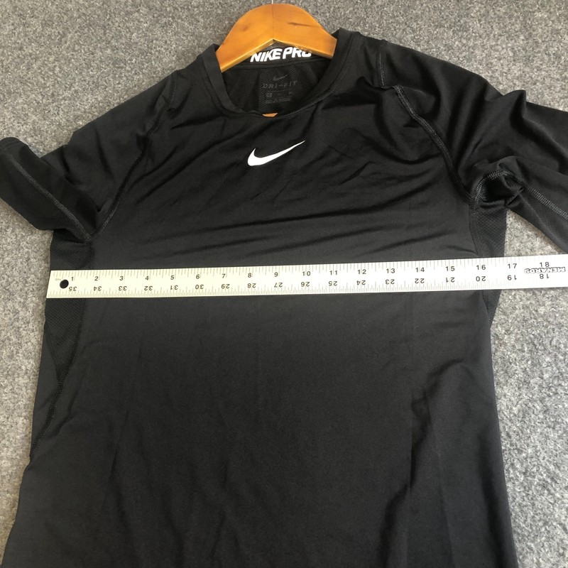 Nike Pro Compression Shirt Mens Extra Large Black Marathon Stretch Gym Fitted gallery