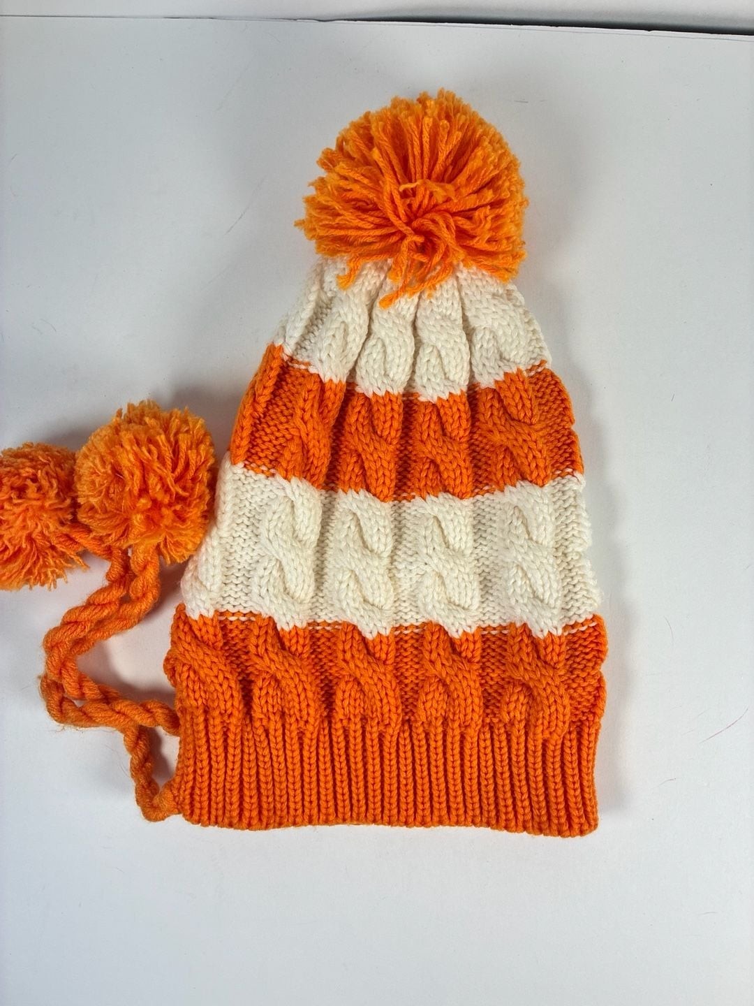 Adidas Tennessee Volunteers NCAA Cable Knit Pom Beanie Hat gallery