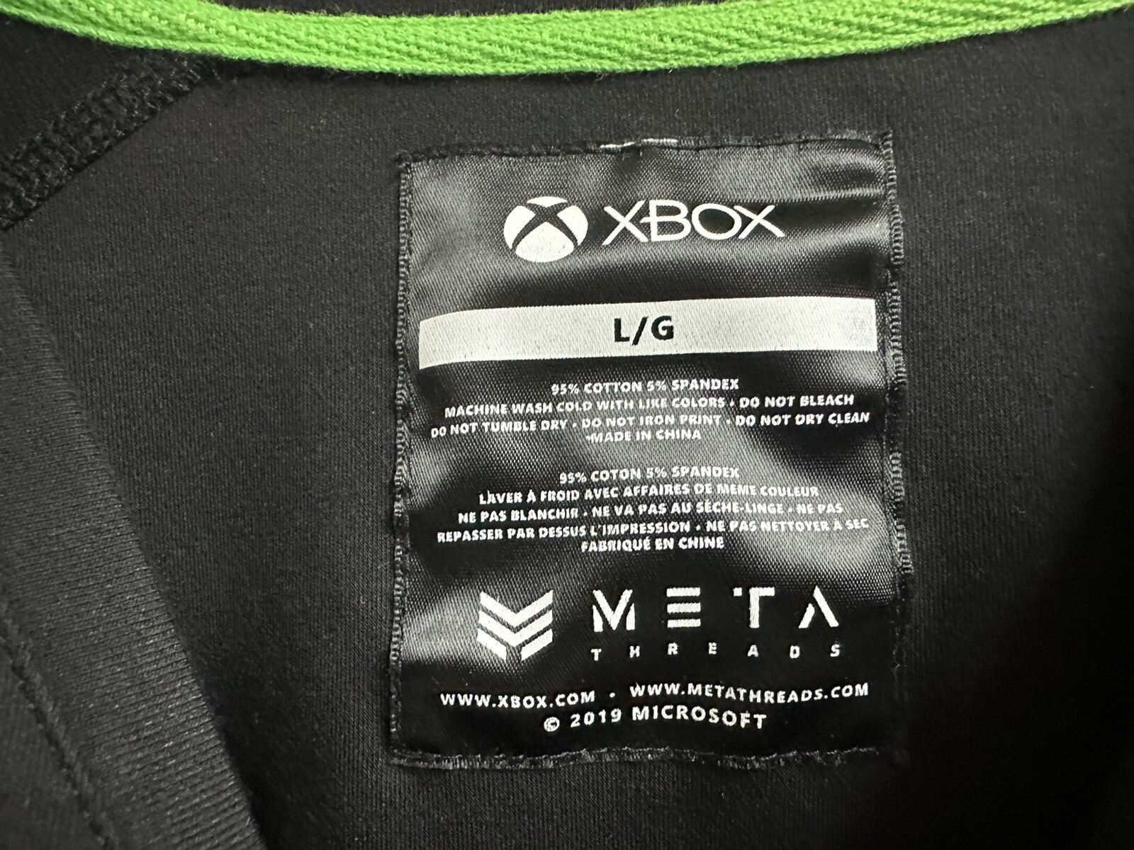 NEW - LARGE Xbox Elite Black Core Jersey Shirt RARE gallery
