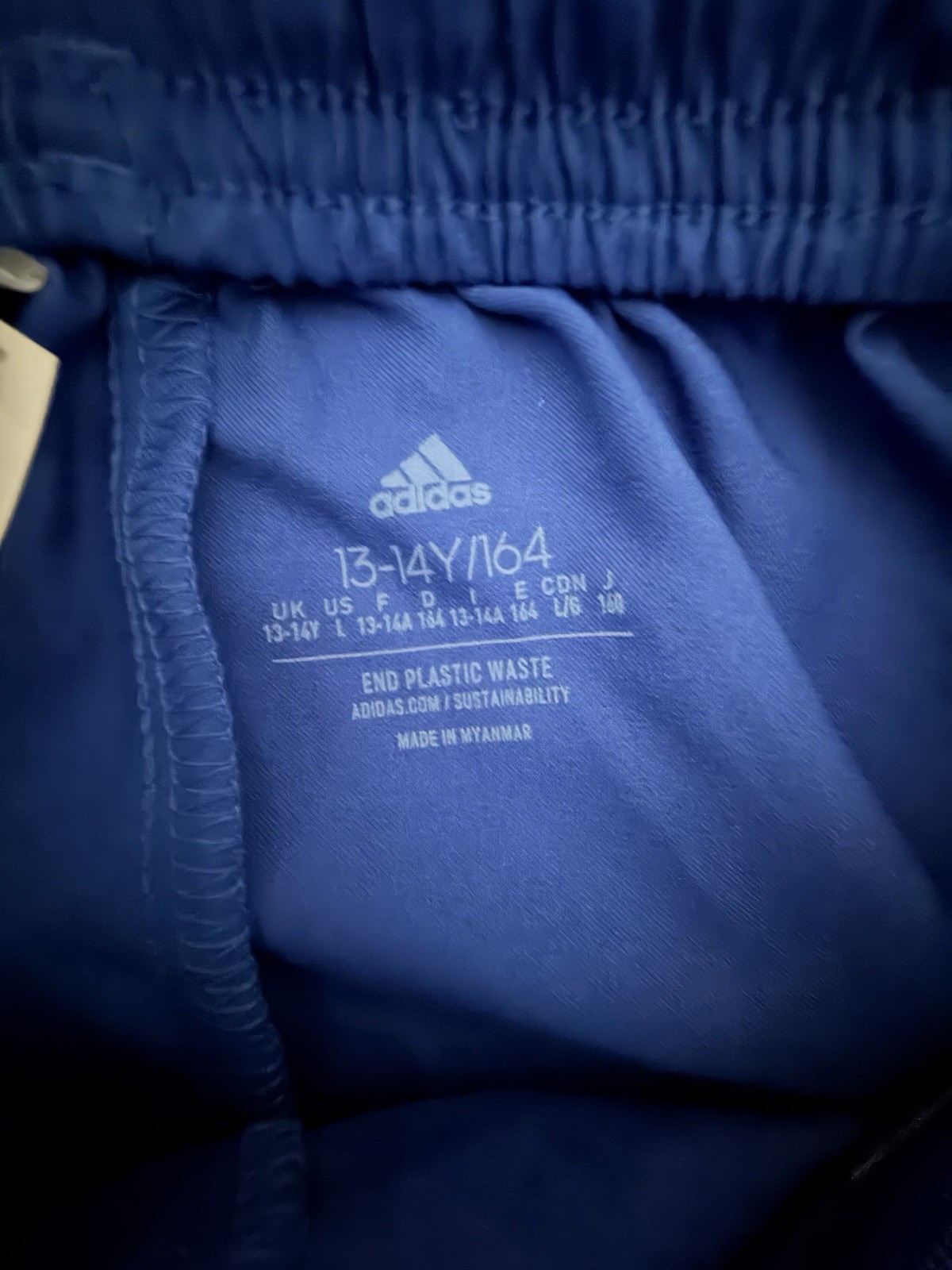 ADIDAS Aeroready CON22 MD JSY Royal Blue SZ Large Youth 13/14 Soccer Shorts NWT gallery