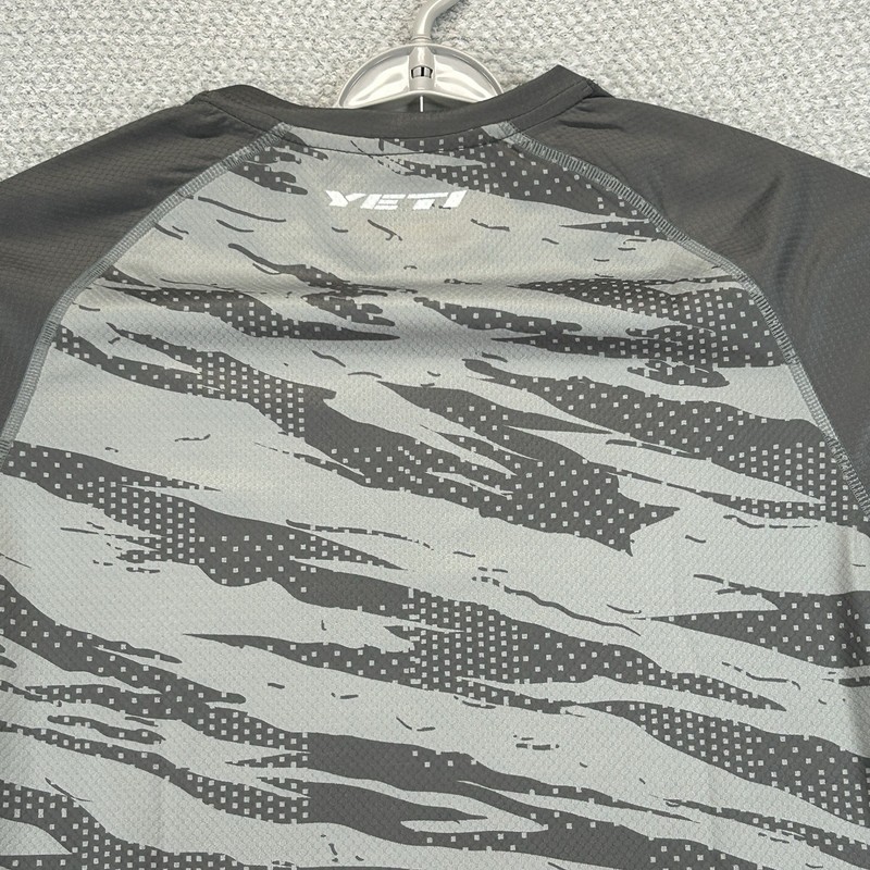 Yeti Cycles Shirt Jersey Men’s Medium Gray Camo Longhorn Lightweight Bike gallery