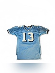 Vintage Wilson’s Light Blue Football Jersey with White Number 13