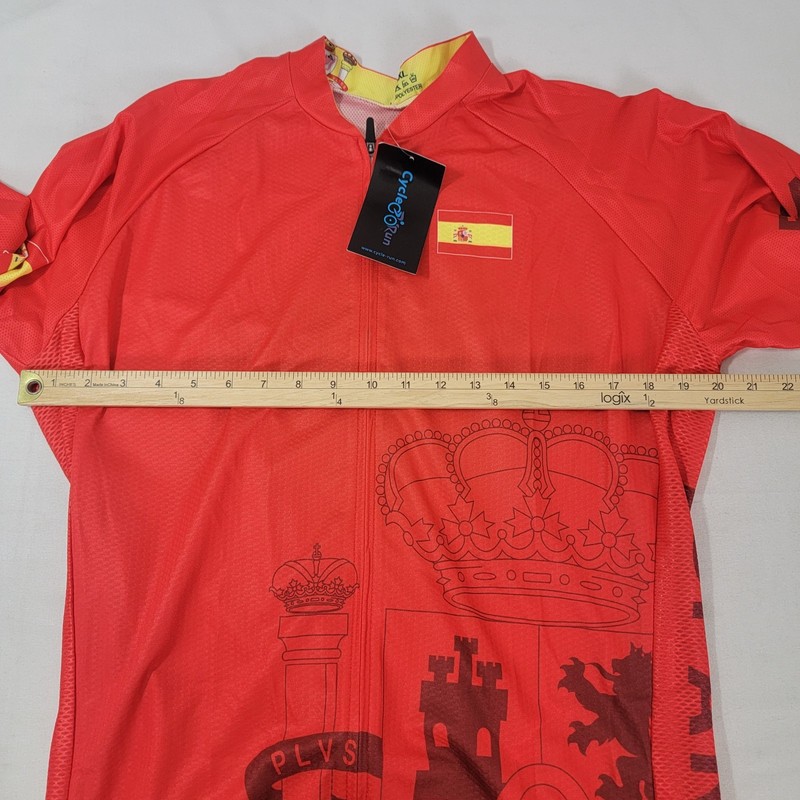 Cycle Run Men's Riding Jacket Zip Up NEW Size 3XL ESPANA Pockets in Back Spain gallery