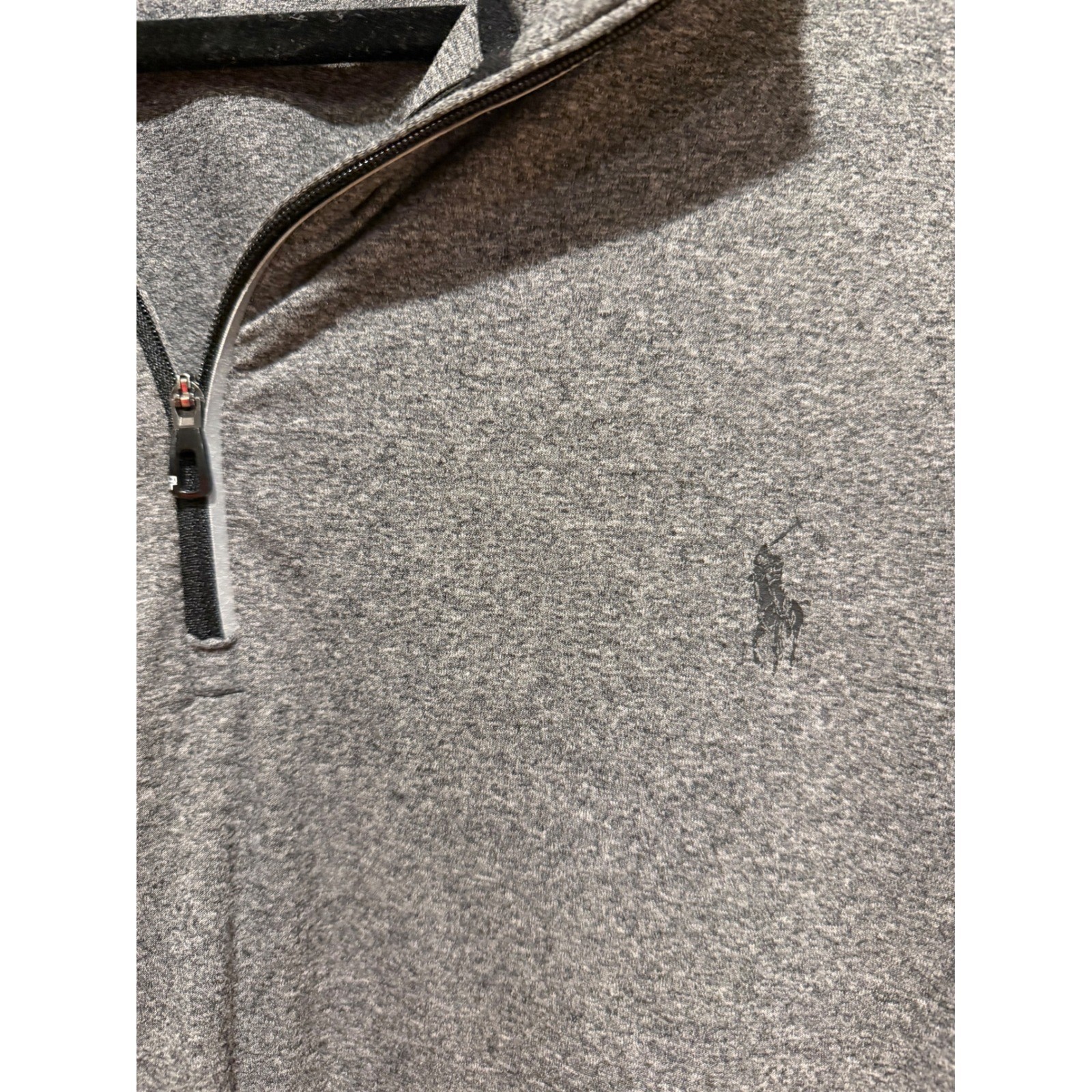 Rare Polo Ralph Lauren Performance Gray Team USA Long Sleeve 1/4 Zip Mens XL gallery