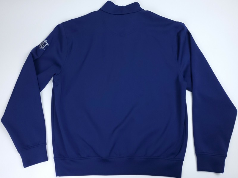 Medium DONALD ROSS POLYESTER SPANDEX 1/4 ZIP GOLF PULLOVER Navy Blue gallery