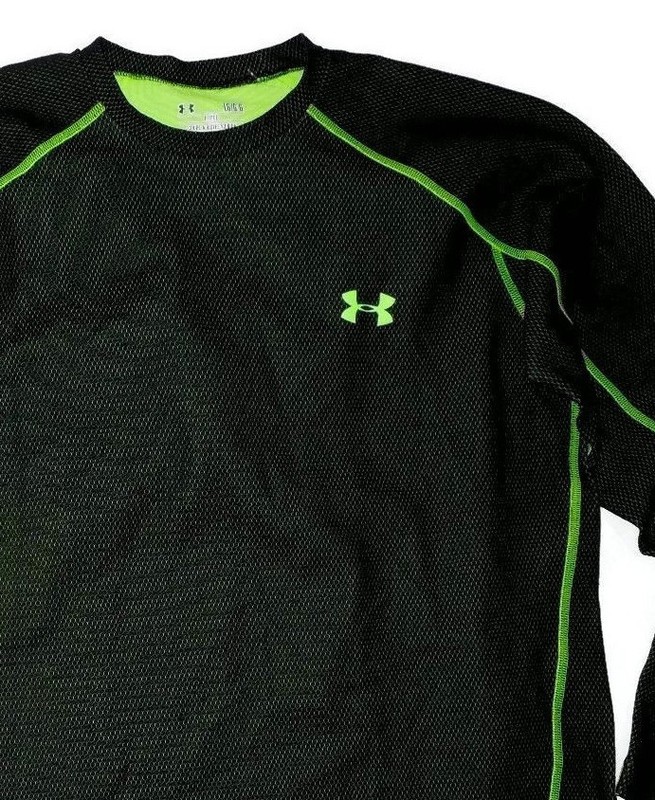 Under Armour men's Cold Gear Infrared thermo Shirt -size Small - Black gallery