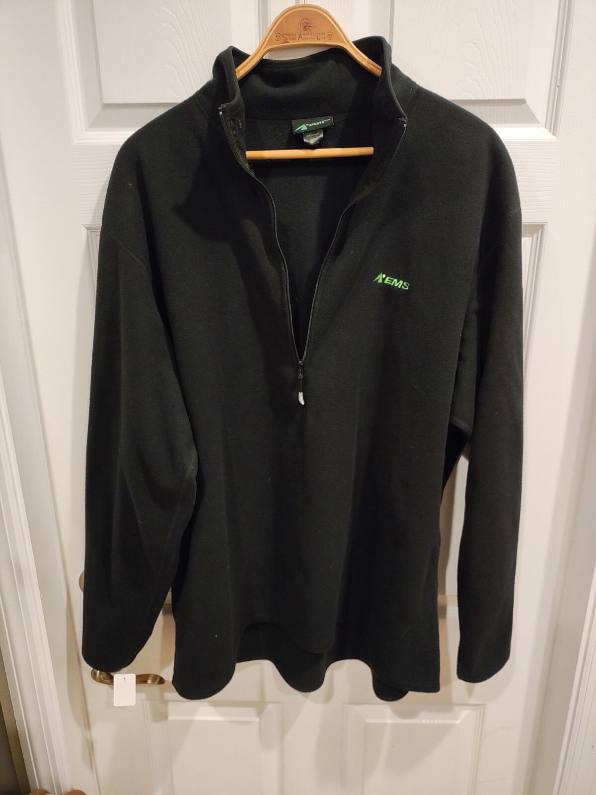 Eastern Mountain Sports EMS 1/4 Zip Fleece Pullover Men's XXL Black-Layering Ski gallery