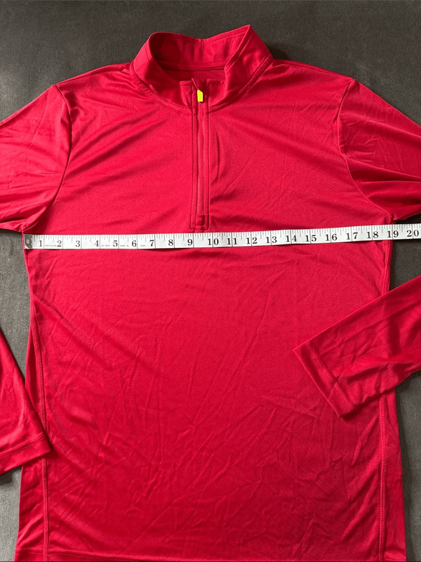 Men's Admiral Athletic Quarter-Zip Pullover Red VaporDraw SMALL NWT gallery