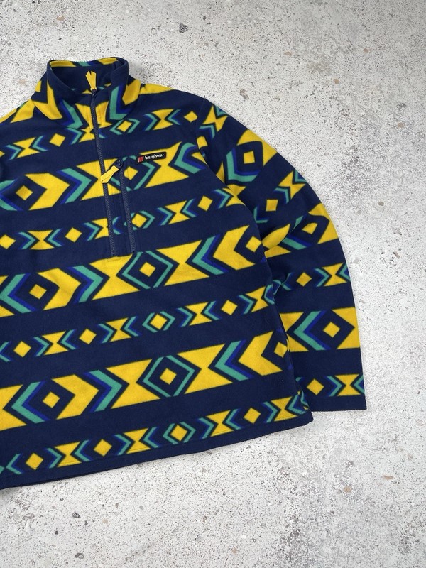 Outdoor Berghaus Prism Printed Trango Half 1/4 Zip Fleece Pullover Long Sleeve gallery