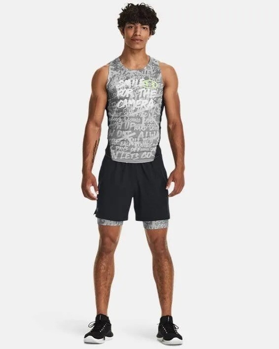 UNDER ARMOUR Alter Ego Smile For The Camera Tank Top Mens L Compression Athletic gallery