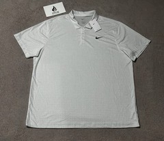 Nike Dri-FIT Polka Dots Swoosh Golf Polo All Over Print White 2XL XXL FZ5648-100