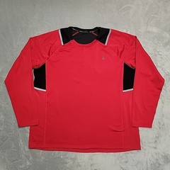 Spyder Active Core Shirt Men XL Red Long Sleeve Base Layer Athletic Ski Gorpcore