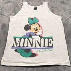 Vintage Sherry’s Tank Top Mens XL Heather Gray Minnie Mouse Florida Disney Shirt
