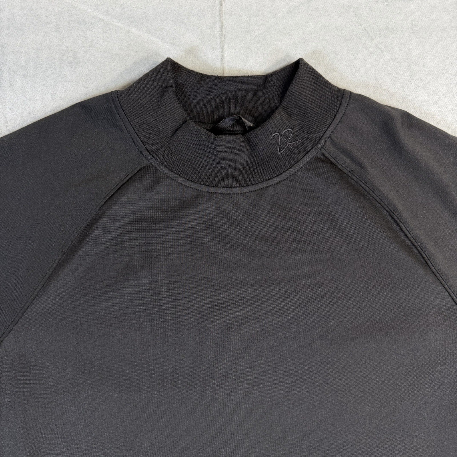 Zero Restriction Mock Neck Pullover Mens Large Black Long Sleeve Tour Series gallery