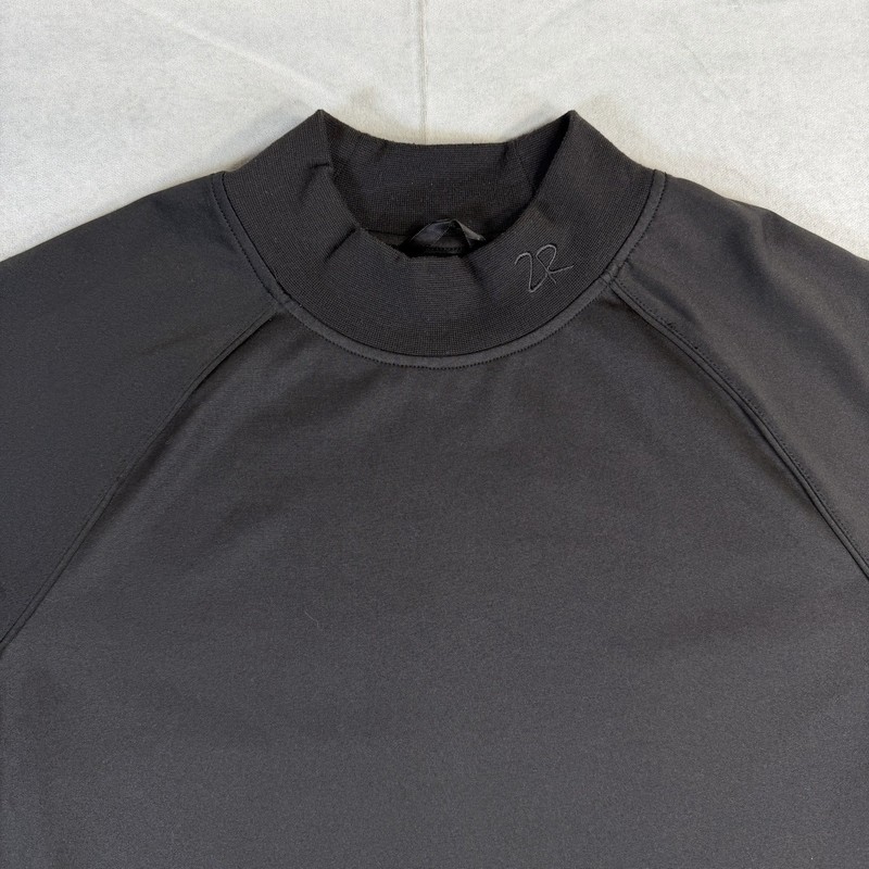 Zero Restriction Mock Neck Pullover Mens Large Black Long Sleeve Tour Series gallery