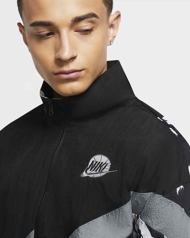 Nike THROWBACK Jacket Basketball Track sweat shirt Top~Mens sz M~NWT gallery