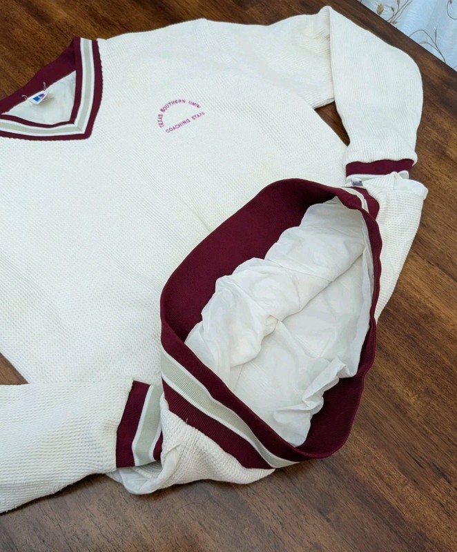 Vtg Russell Athletic Texas Southern University Coaching Staff Pullover Top XXL gallery