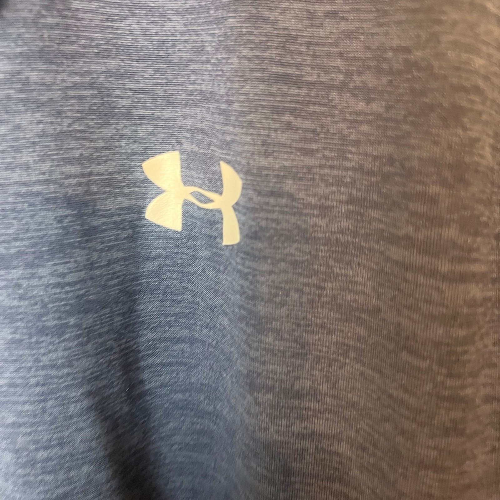 Under Armour Mens Blue 1/4 Zipper Long Sleeve Athletic Shirt Size XL gallery