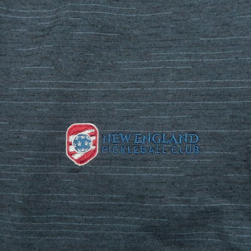 Travis Mathew Pullover Mens Large Blue Havasu 2.0 Quarter Zip NE Pickleball Club gallery