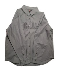 JORDAN FLIGHT OXFORD LONG-SLEEVE TOP BLACK IRON GRAY MEN’S SZ XL IB0317 011 MWT