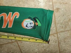 NEW YORK METS PORT ST LUCIE SGA MR O’ MET IRISH COMPRESSION SLEEVE MASCOT MRS