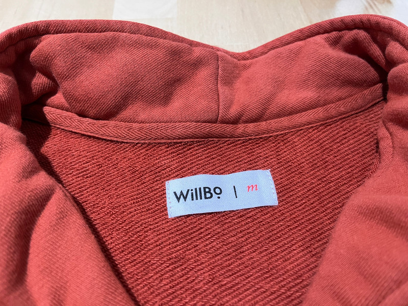 WillBo Rust Orange 1/4 Zip Long Sleeve Pullover Top - Men's Sz M NEW gallery