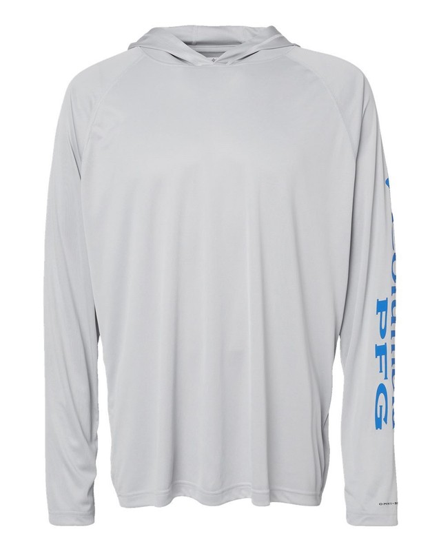 Columbia Mens S-3XL PFG Terminal Tackle Hooded Long Sleeve Tee, Quick Dry UPF 50 gallery