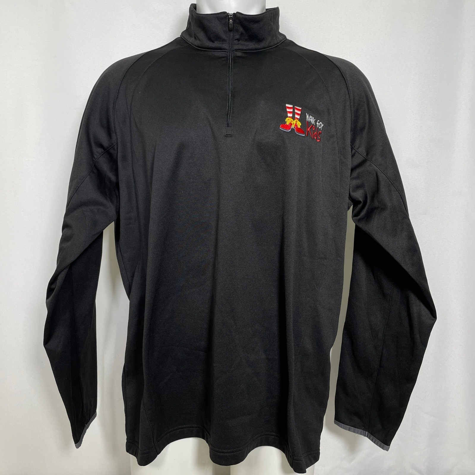 Ronald McDonald House Walk For Kids Performance 1/4 Zip Fleece Pullover Mens 2XL gallery