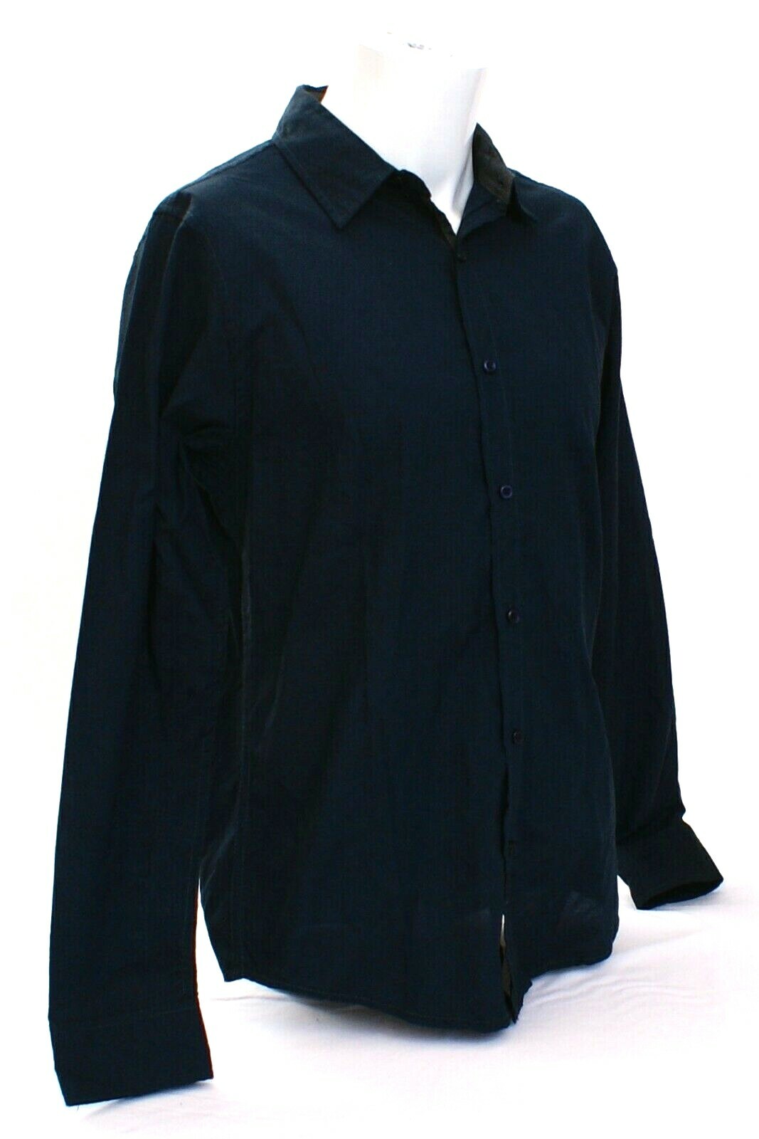 Paper Denim & Cloth Teal Long Sleeve Slim Fit Button Front Shirt Men's NWT gallery