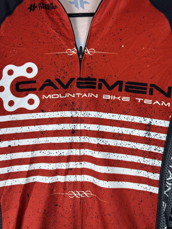 Hyperthreads Cavemen Mountain Bike Jersey Mens Medium Utah NICA Cycling MTB Team gallery